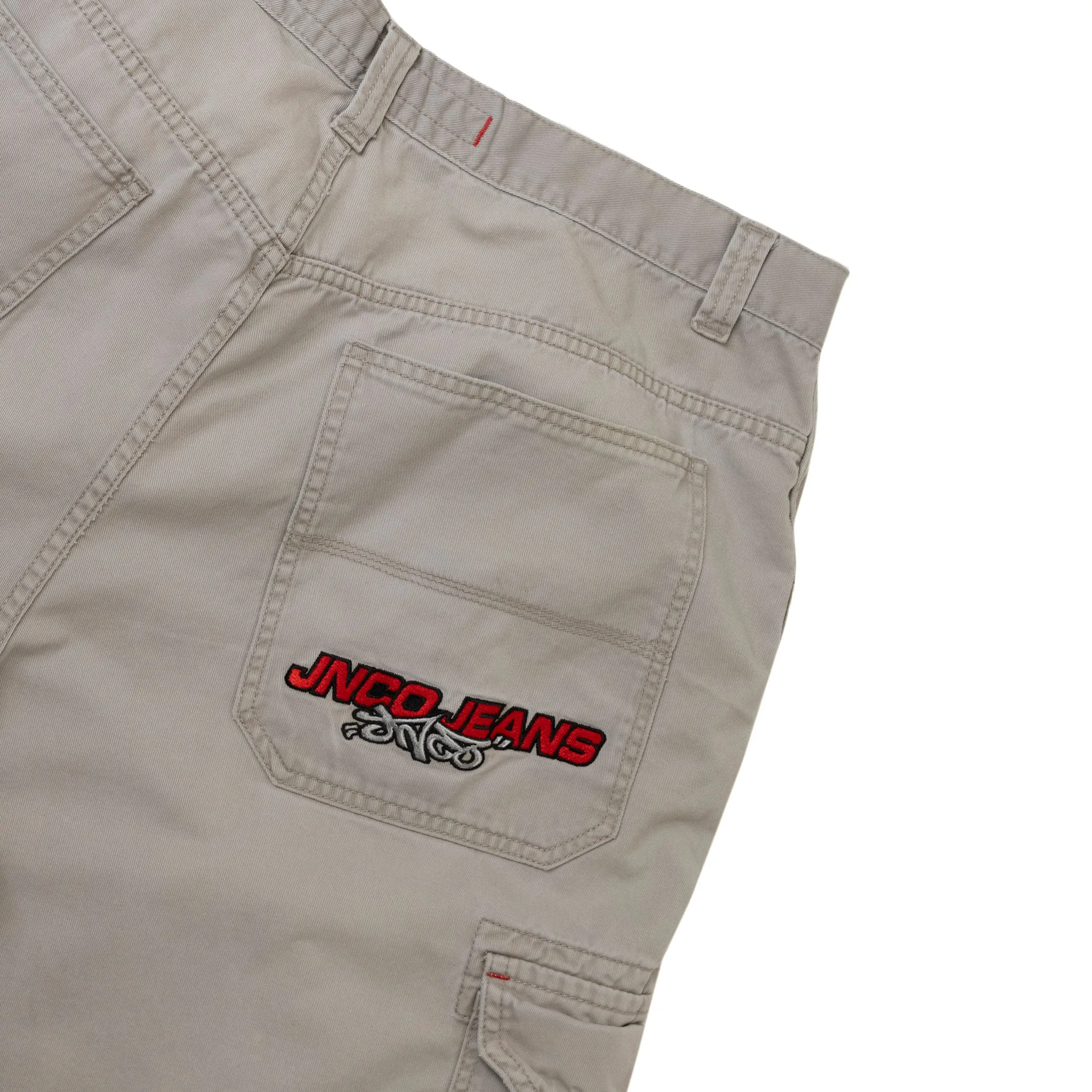 JNCO Beige Cargo Jorts