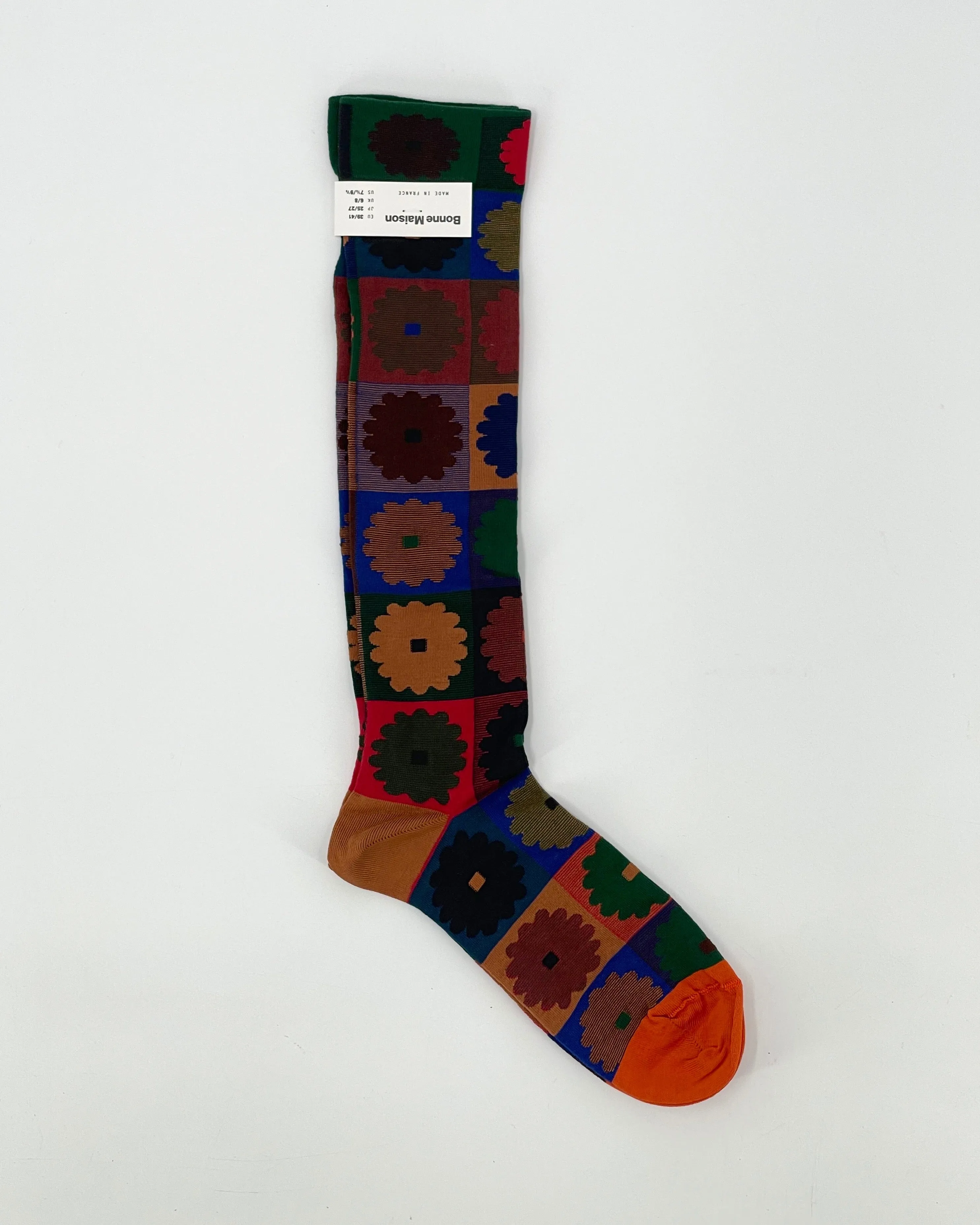 Knee-High Cotton Blend Socks