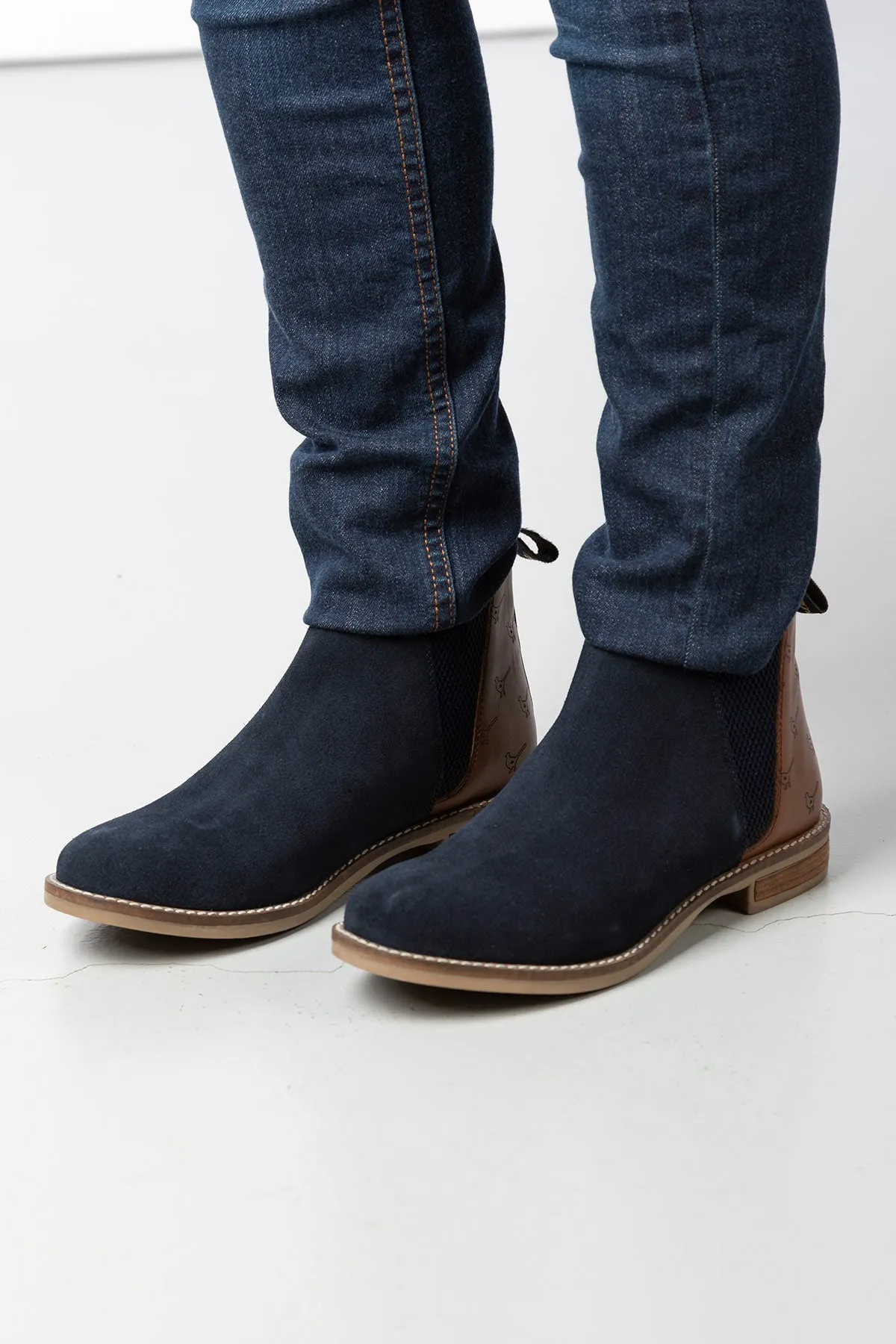 Ladies Suede Chelsea Boots - Kirby III