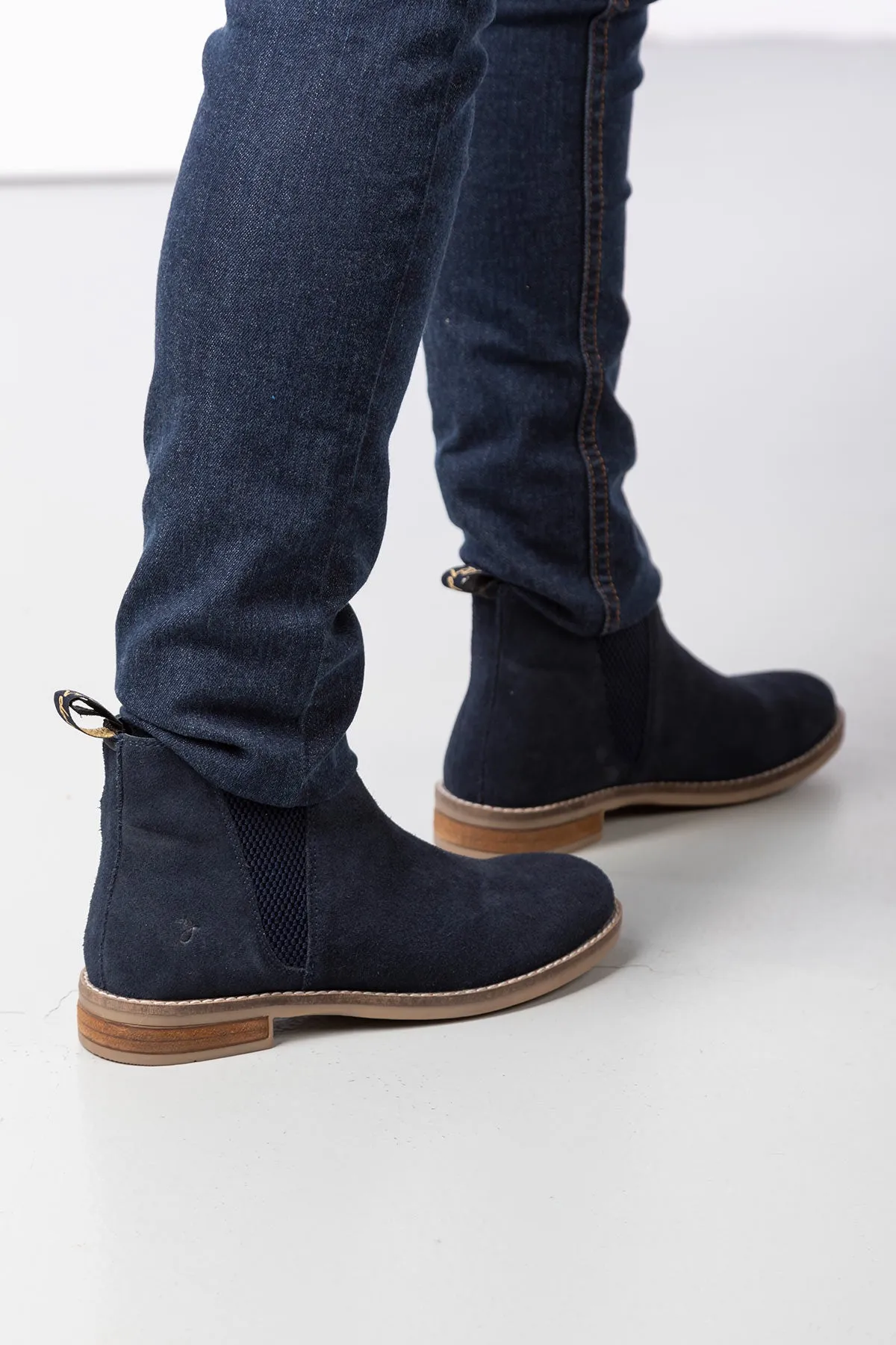 Ladies Suede Chelsea Boots - Kirby III