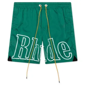 Logo Track Short - Green