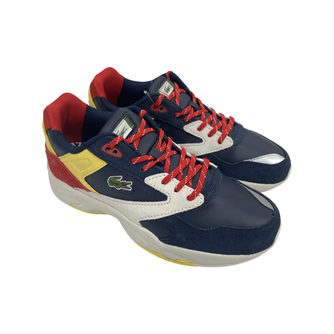 Low Top Storm Sneaker (Navy/Red)