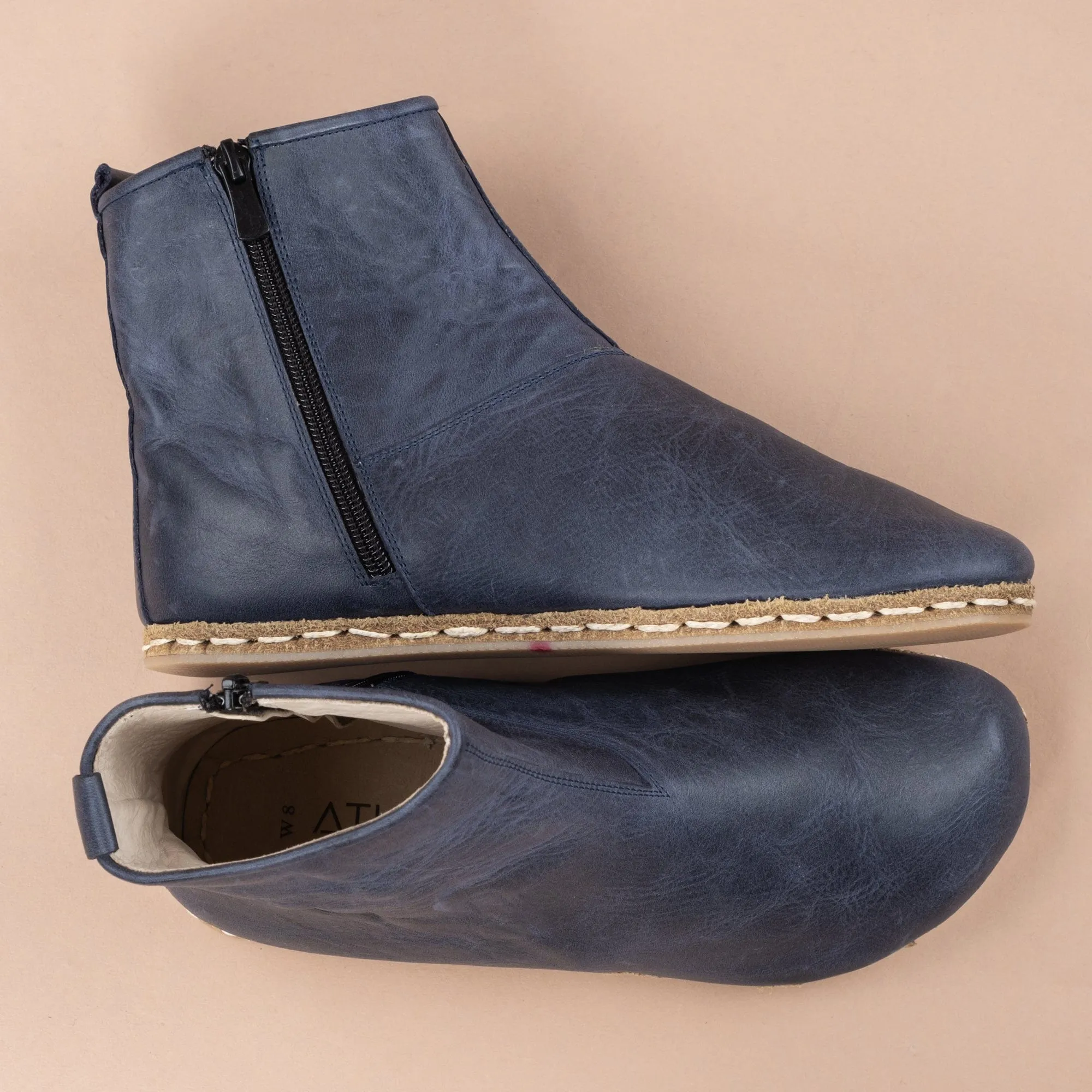 Men's Blue Barefoot Boots