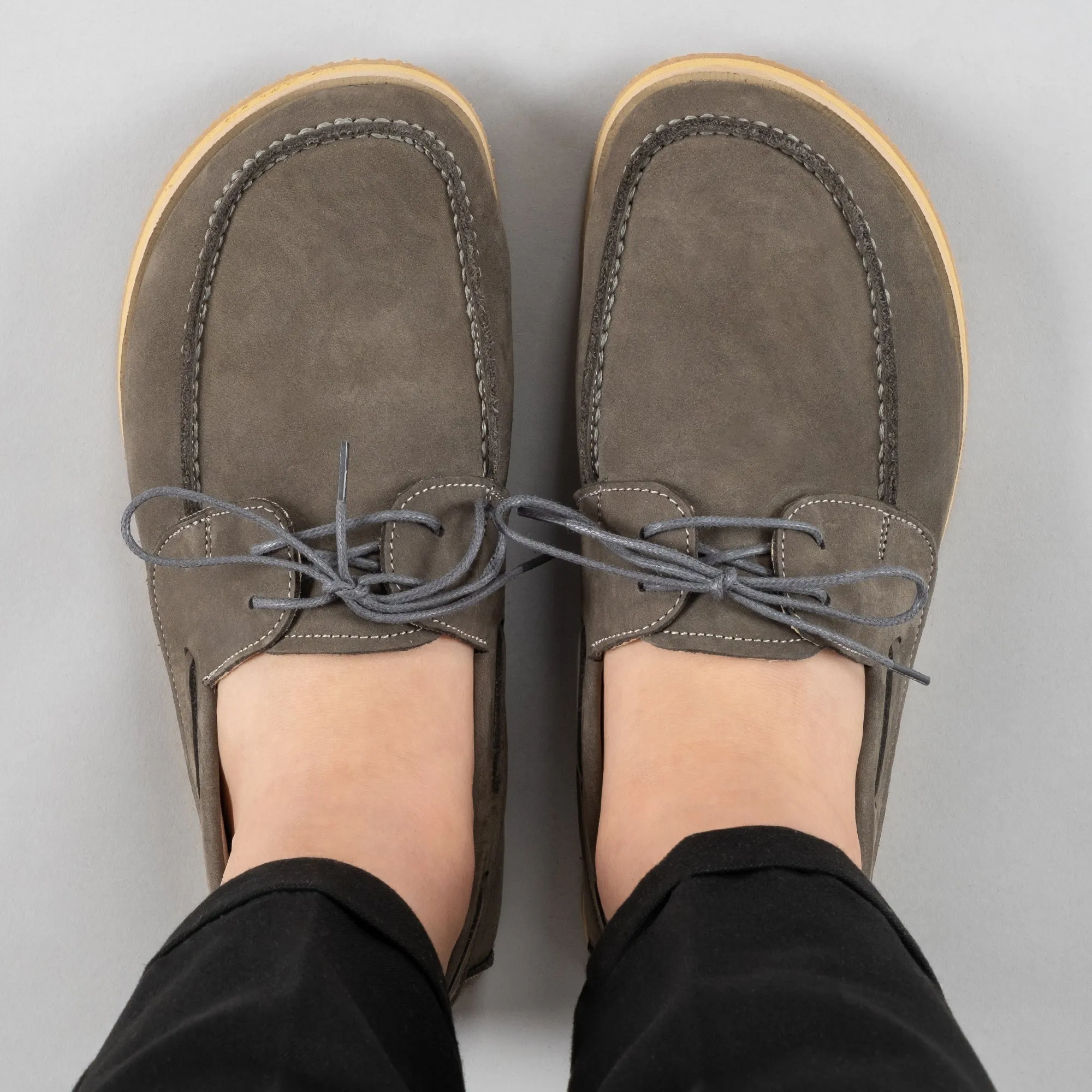 Men's Gray Boat Shoes