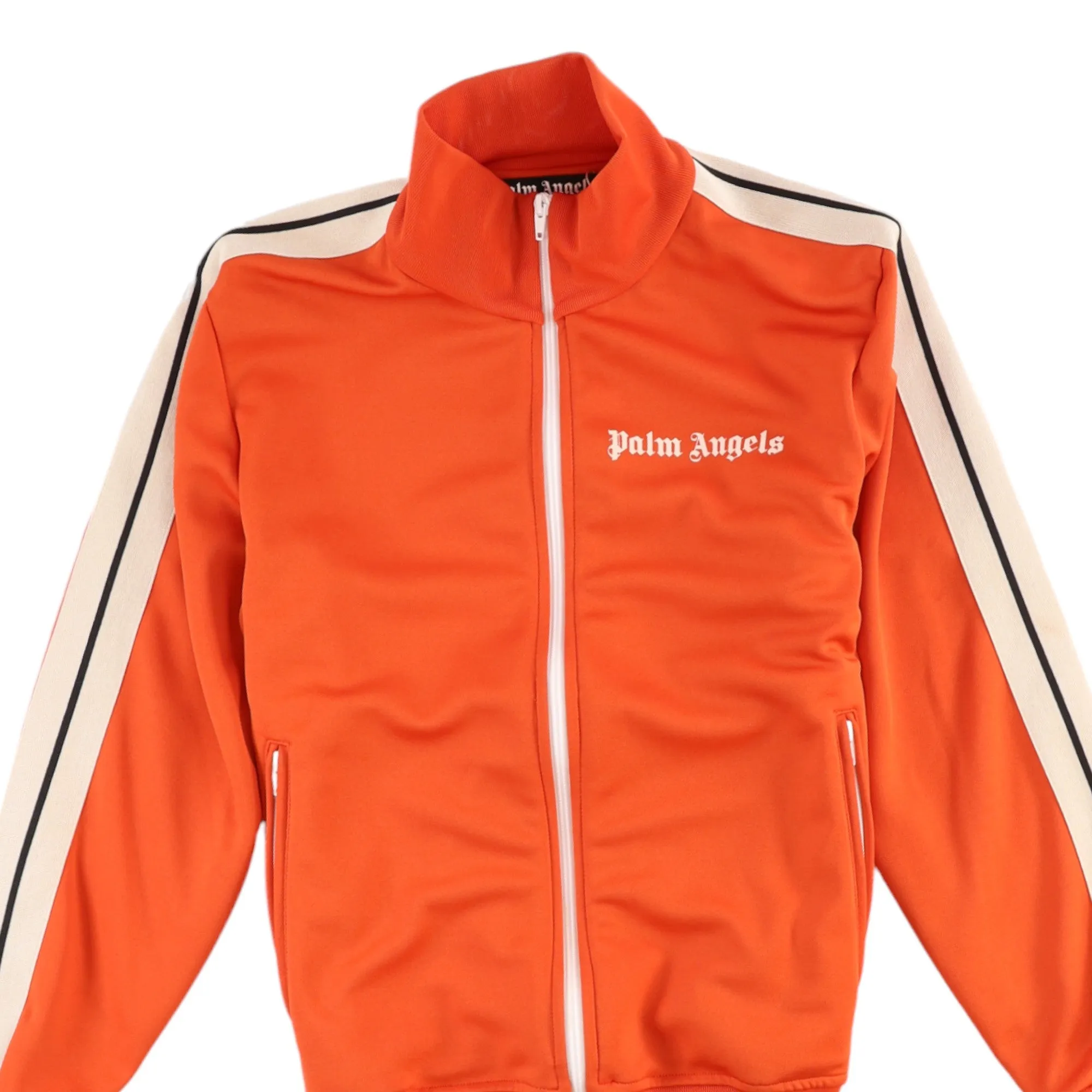 Men's Logo Track Jacket Orange Size M