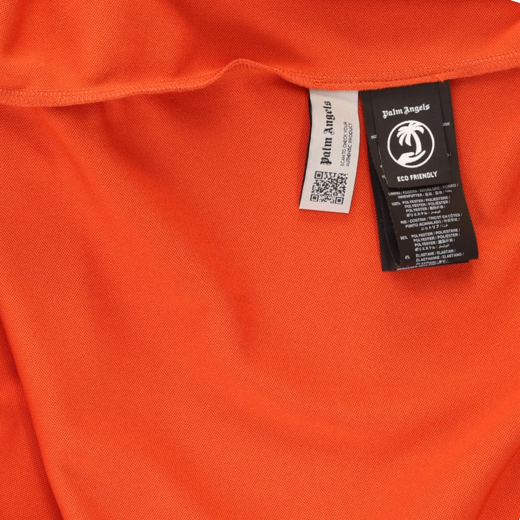 Men's Logo Track Jacket Orange Size M