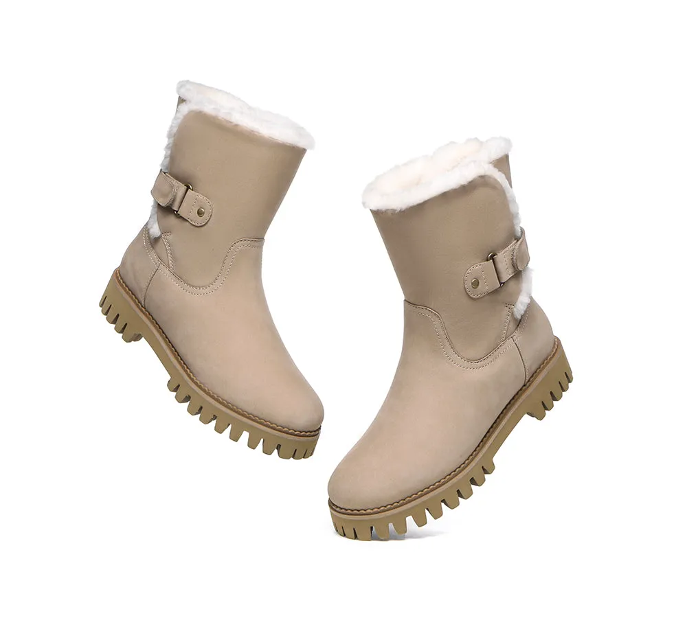 Mid Calf Fashion Boots Tina