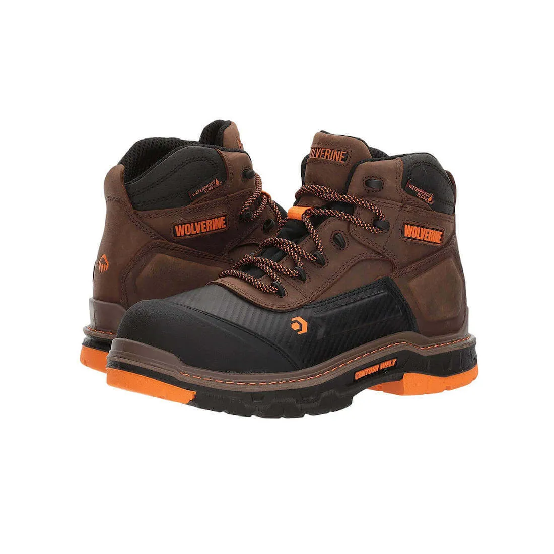 Overpass Mid Men's Carbon-Toe Work Boots Wp Summer Brown