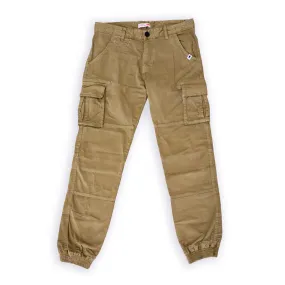 Pantaloni Cargo con polsino Col.Beige