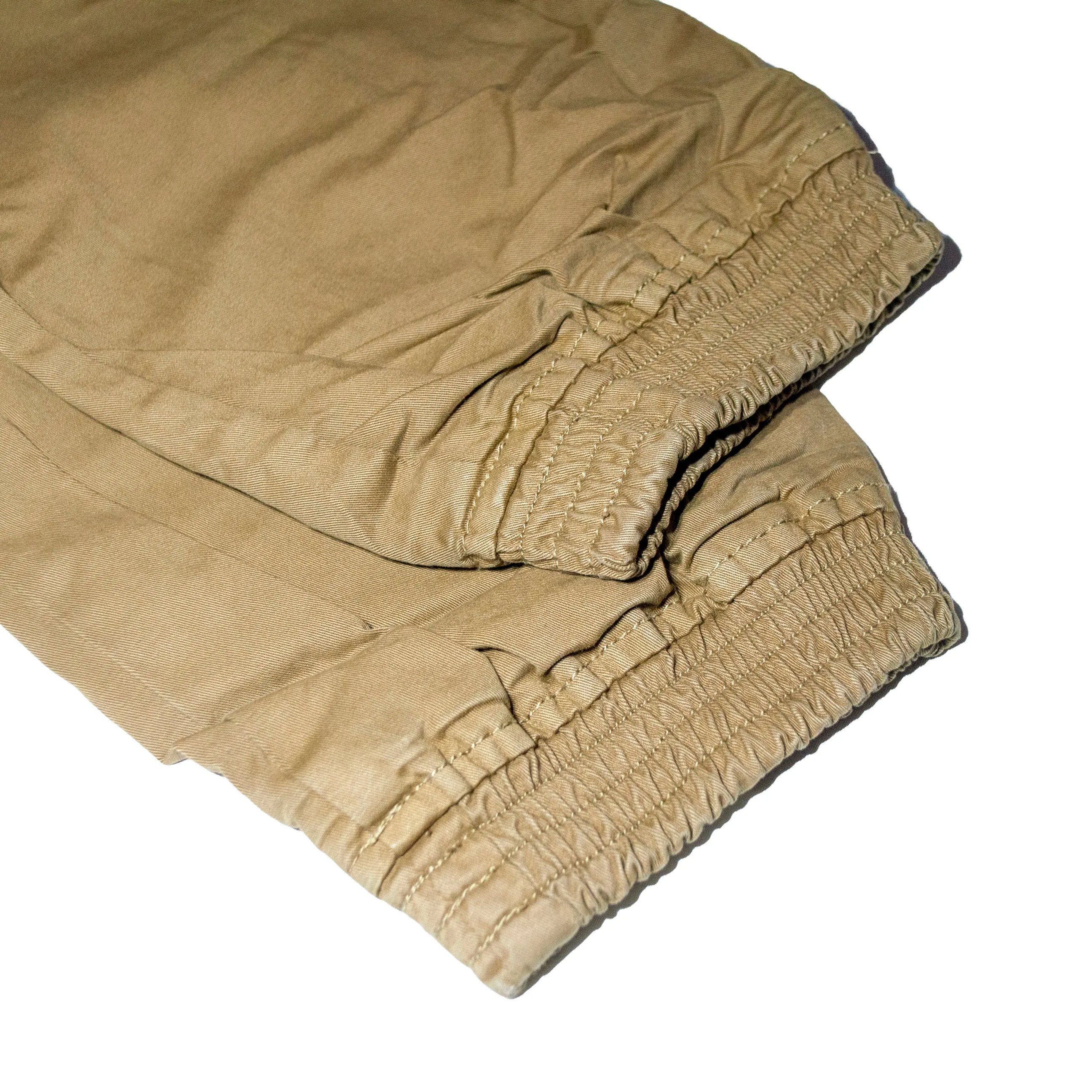 Pantaloni Cargo con polsino Col.Beige