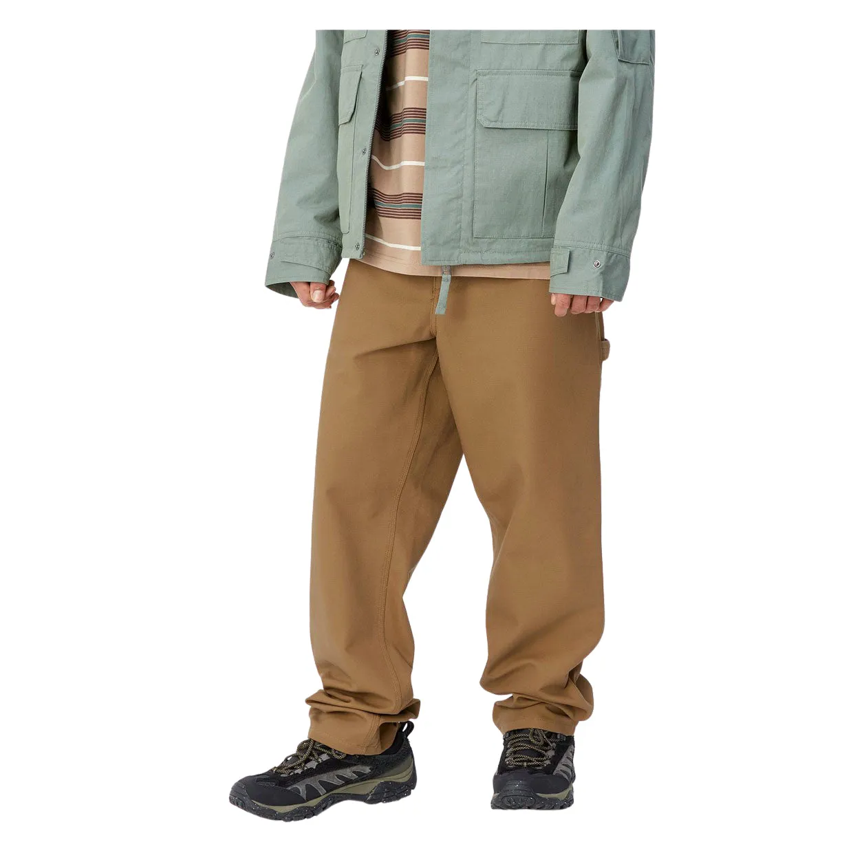 Pantaloni Uomo Carhartt WIP Single Knee Pant Marrone