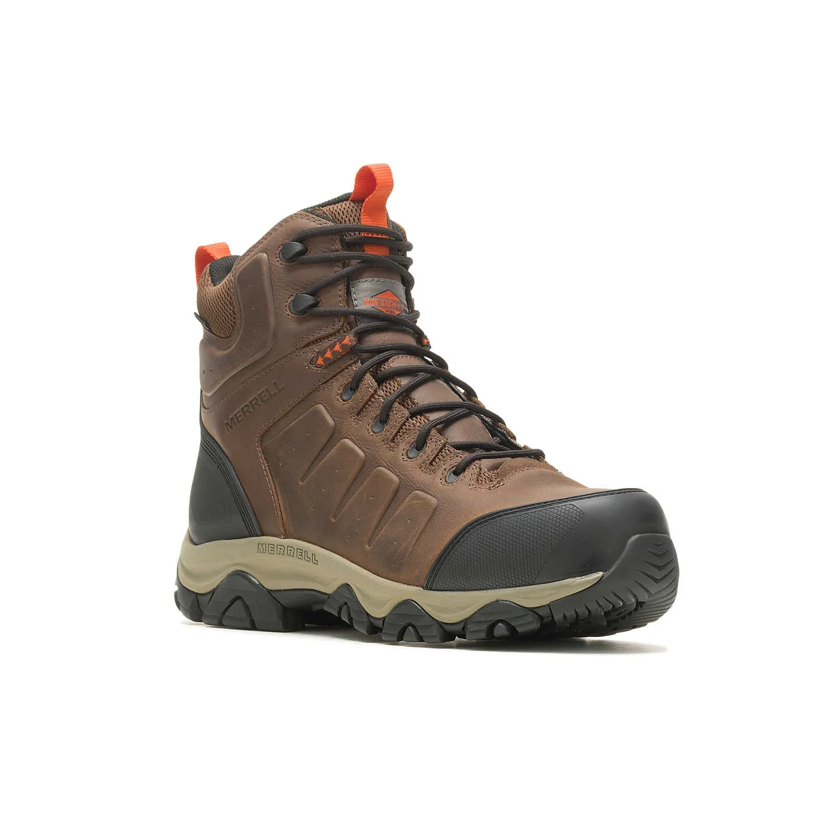 Phaserbound 2 Mid Men's Carbon-Fiber Work Boots Wp Earth/Orange