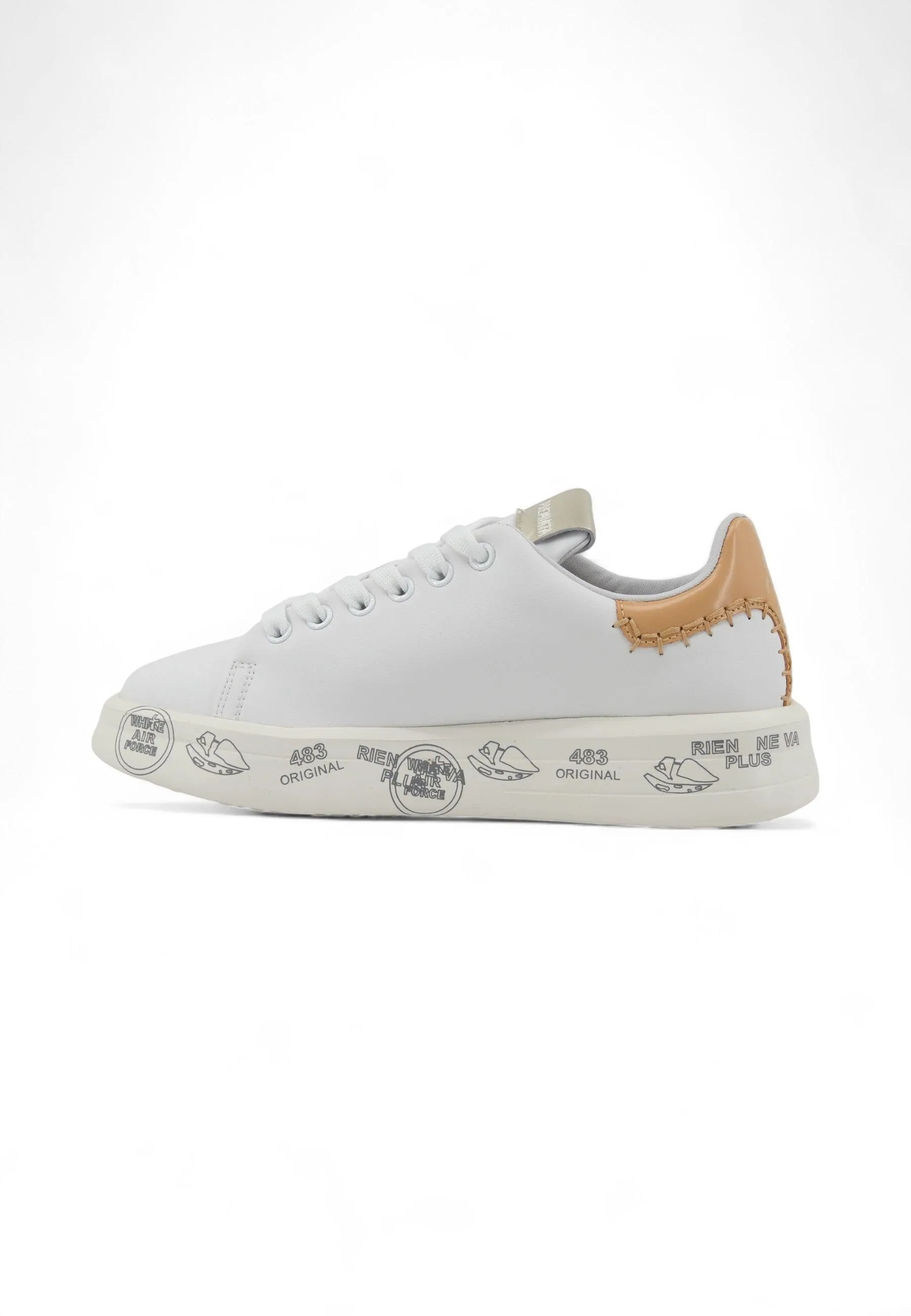 PREMIATA Sneaker Donna White BELLE-6711