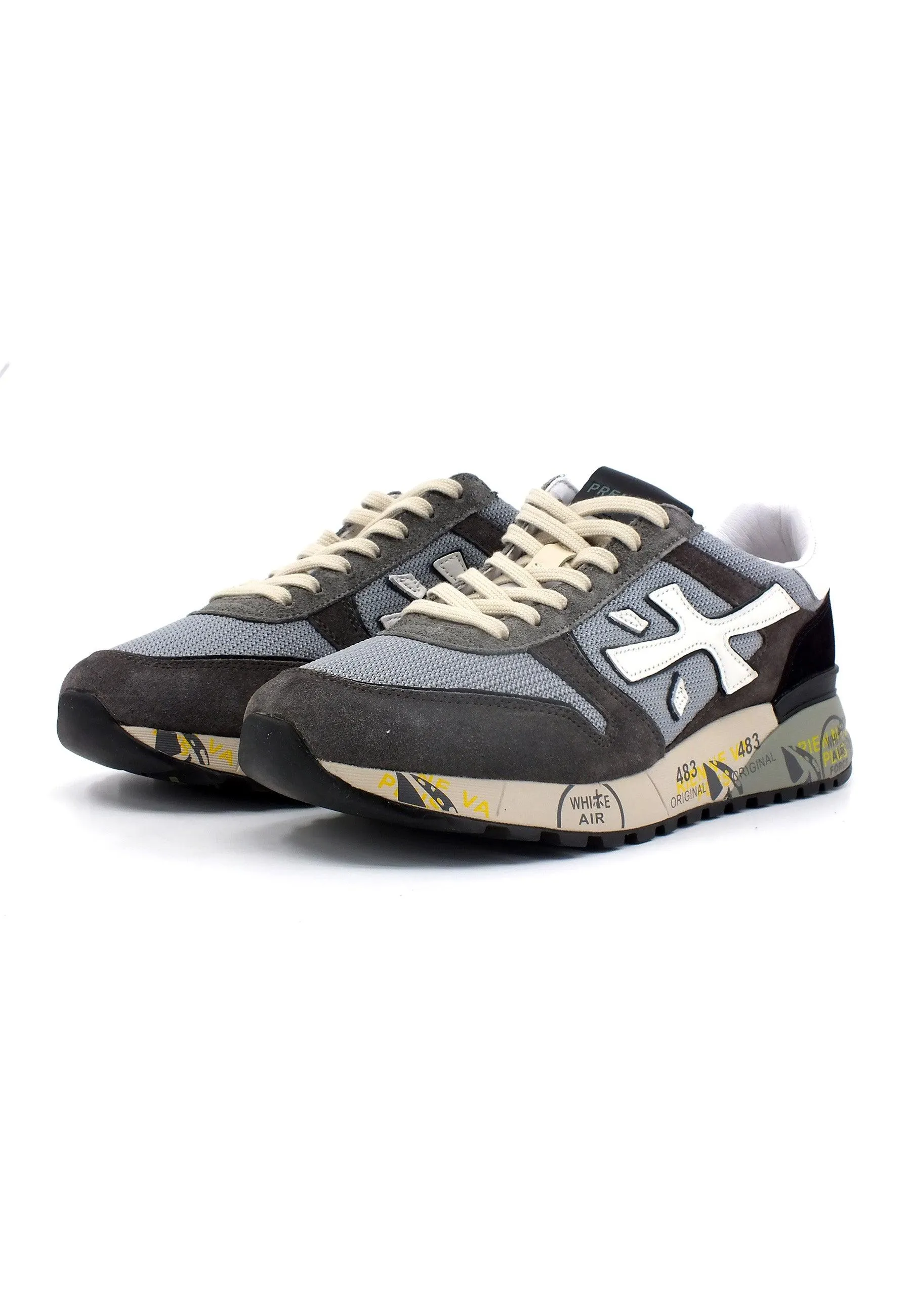 PREMIATA Sneaker Uomo Black Grey MICK-5894