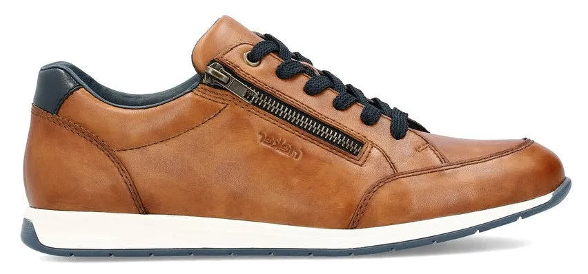 Rieker 11903-24 Mens Leather Lace Up Casual Shoe