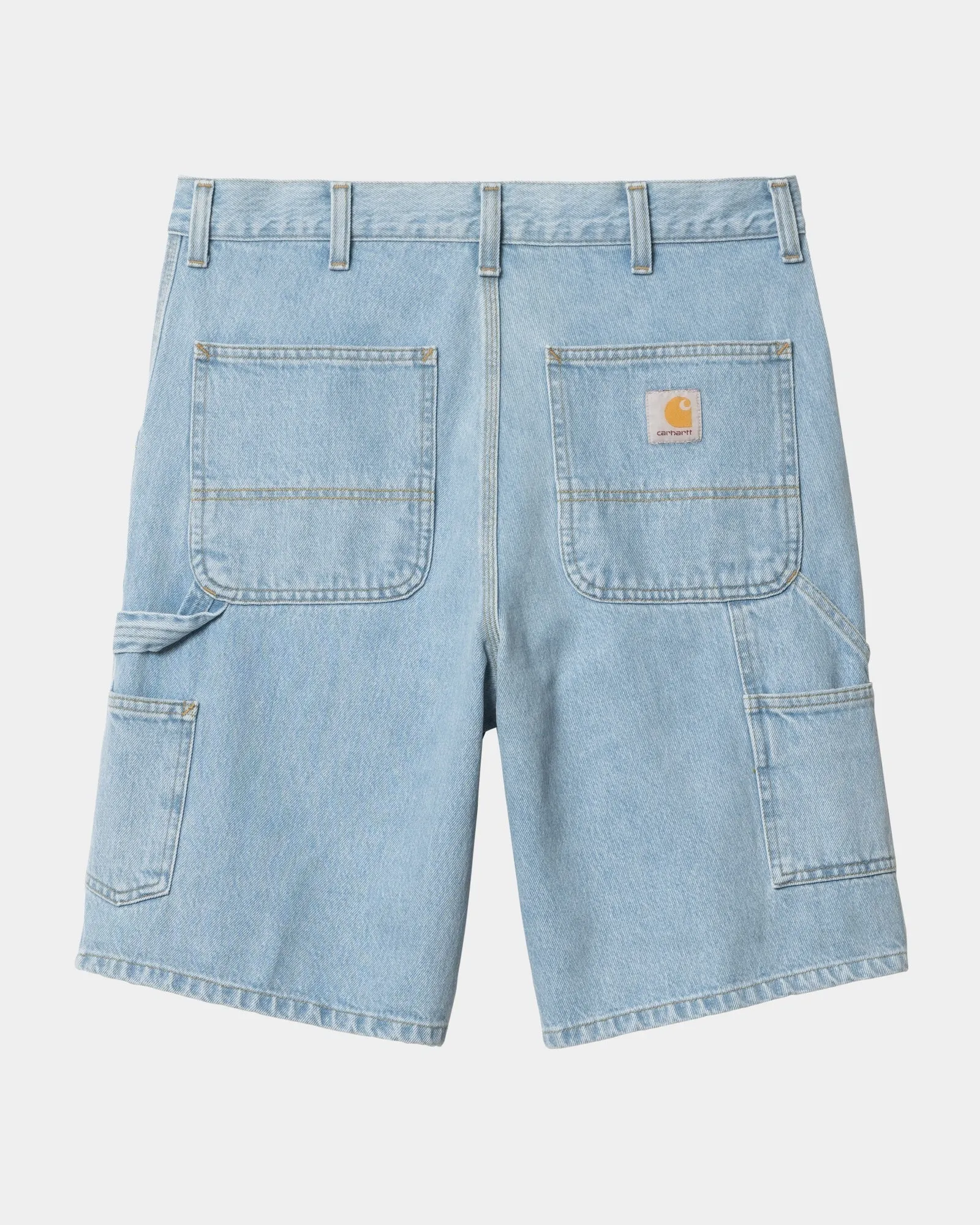 Single Knee Short - Denim | Blue (heavy stone bleached)