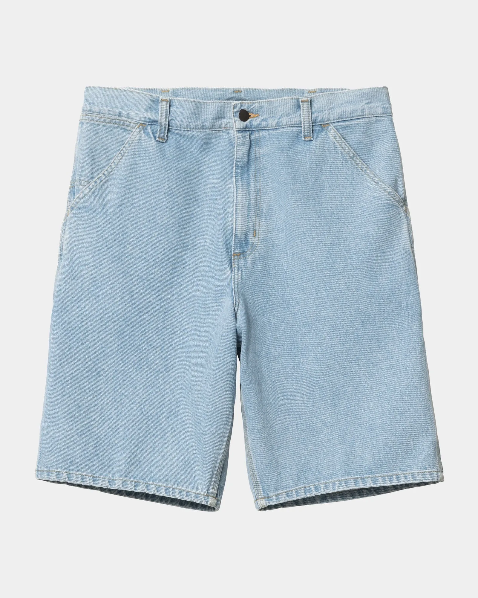 Single Knee Short - Denim | Blue (heavy stone bleached)