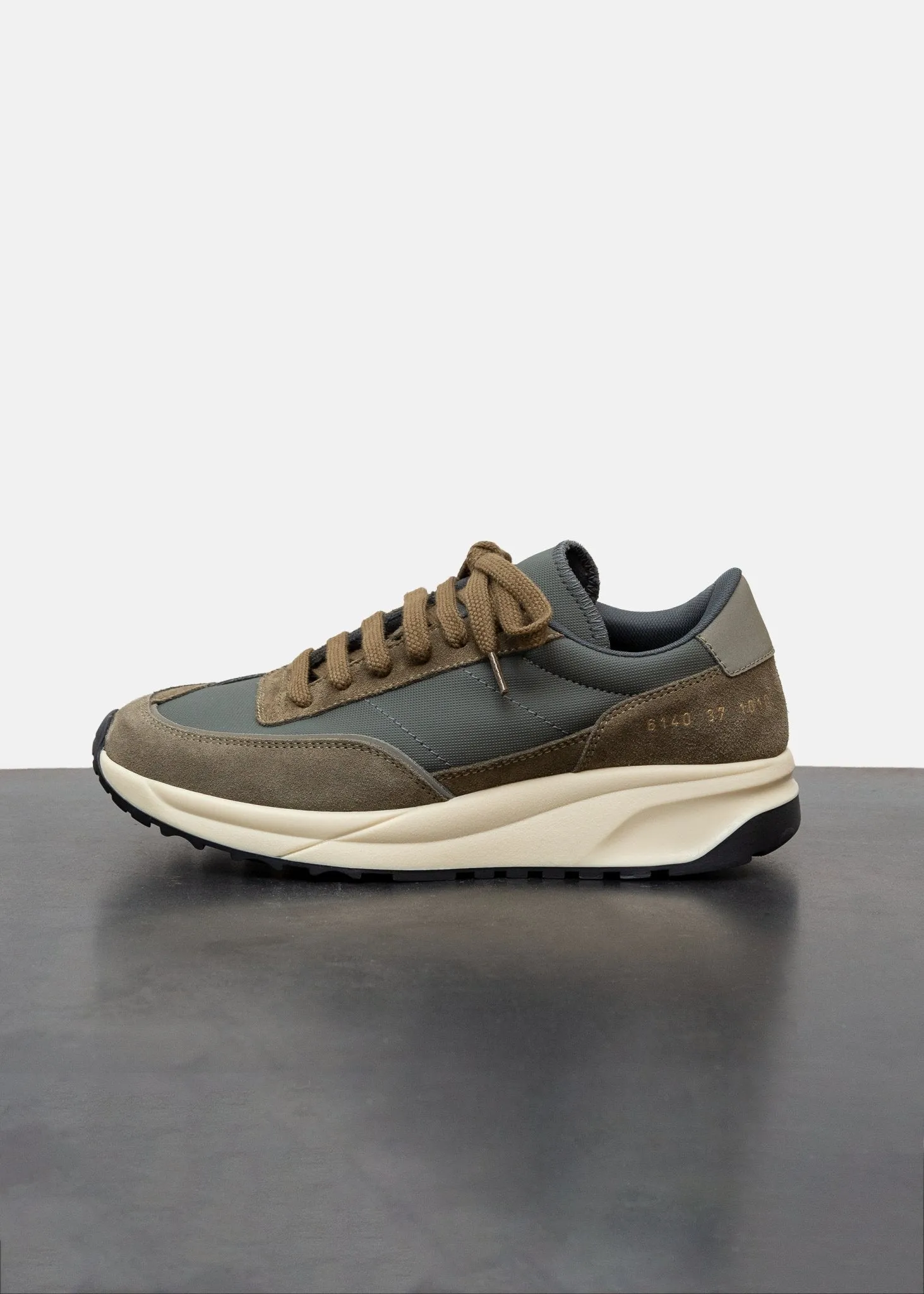 Track Tech Sneakers in Olive