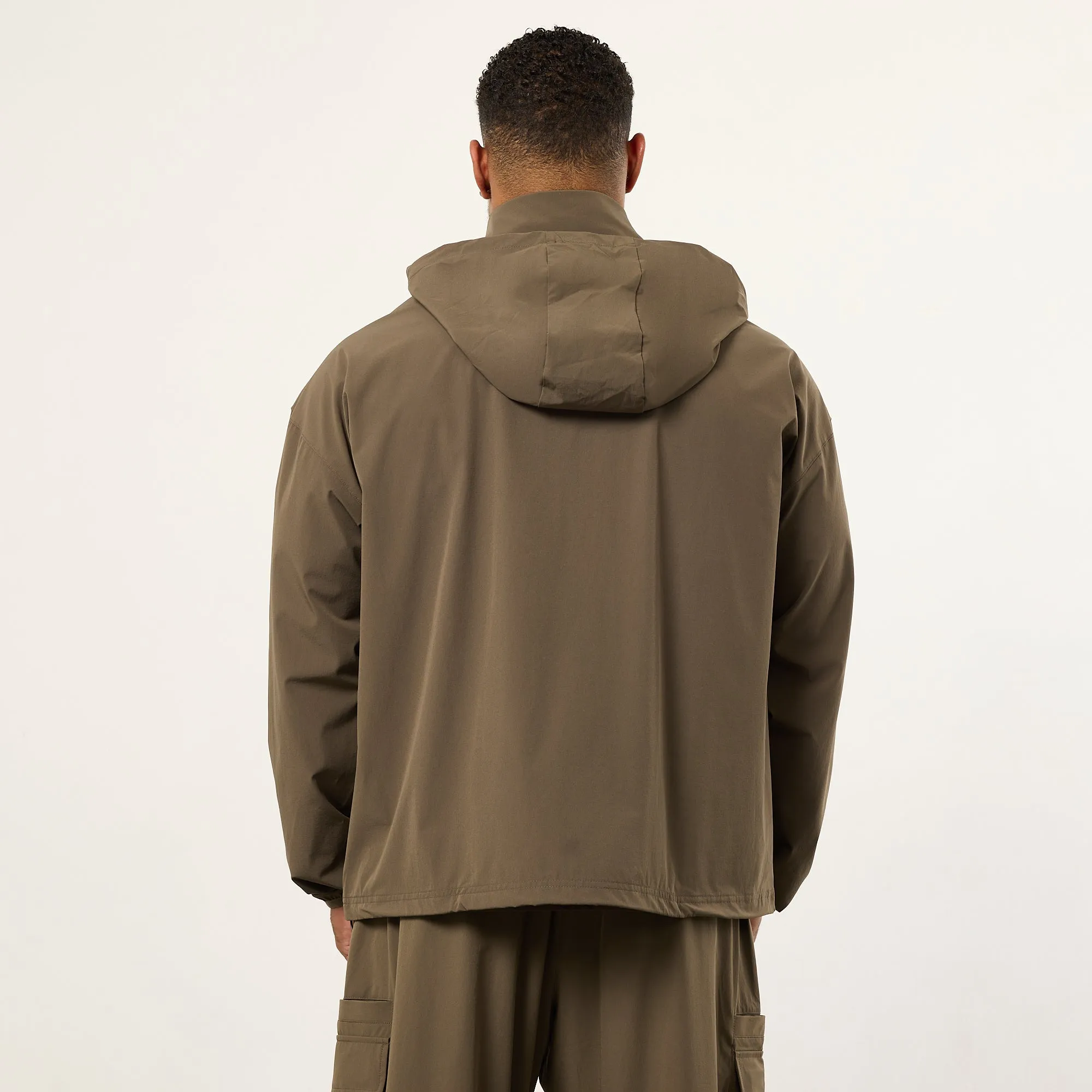 Vanquish Utility Brown Oversized Track Jacket