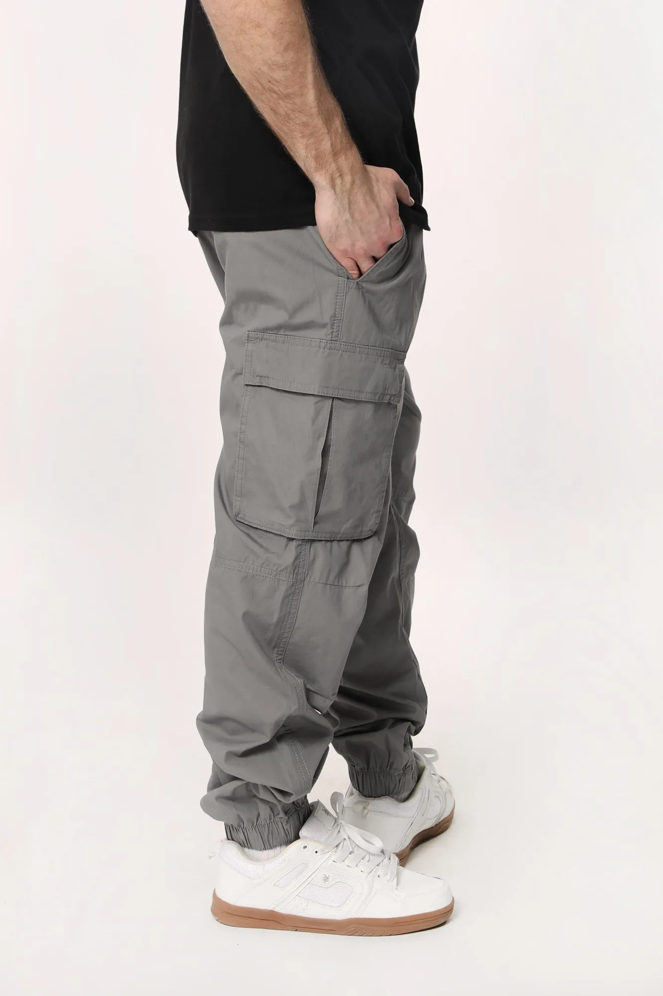 West49 Mens Poplin Cargo Jogger