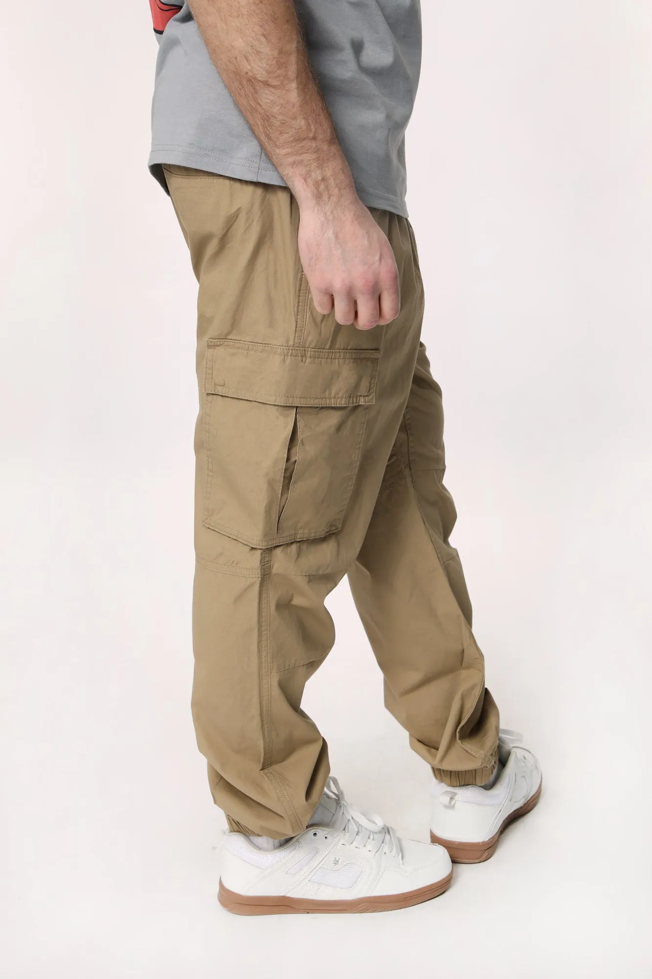 West49 Mens Poplin Cargo Jogger