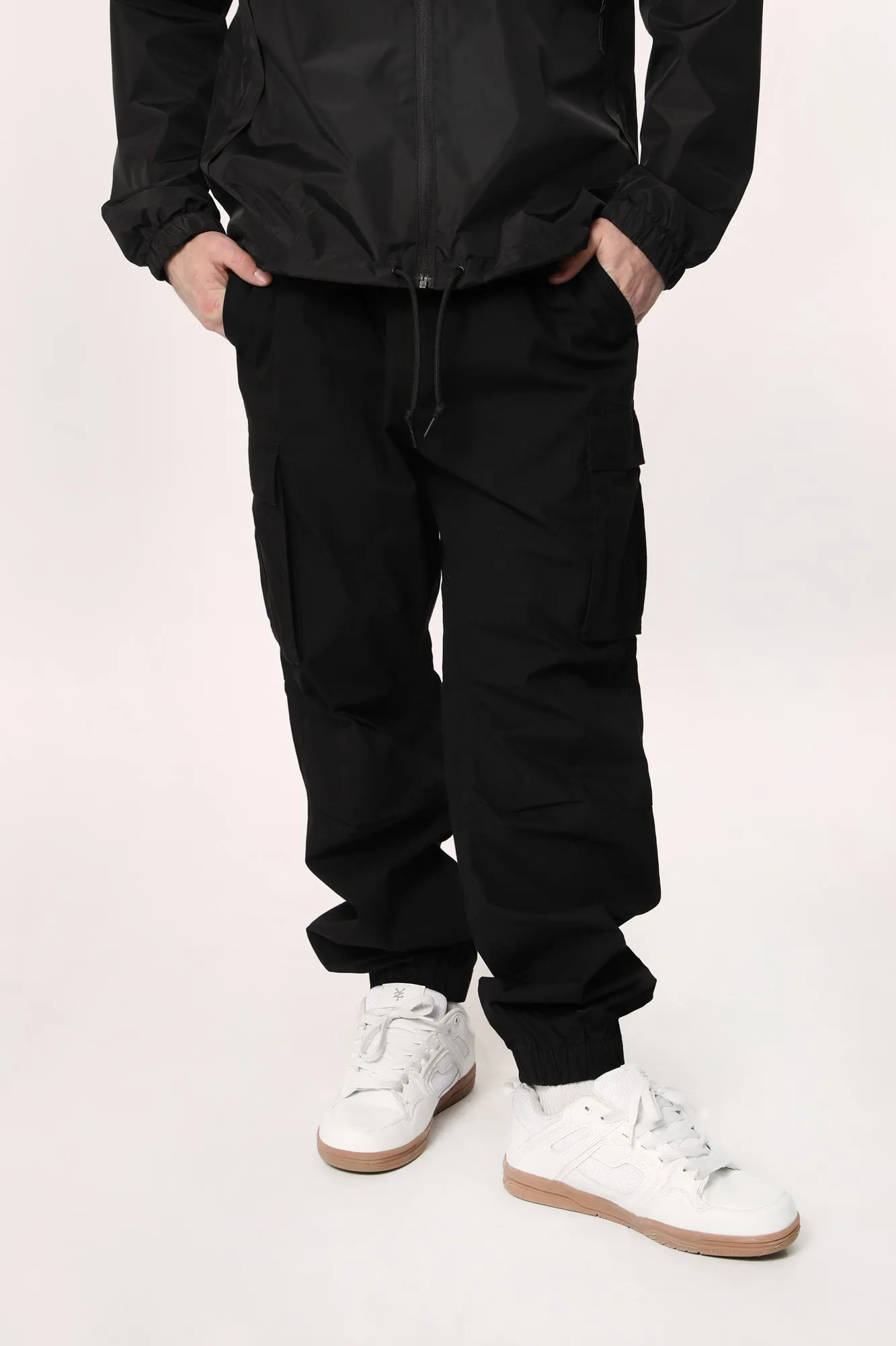 West49 Mens Poplin Cargo Jogger