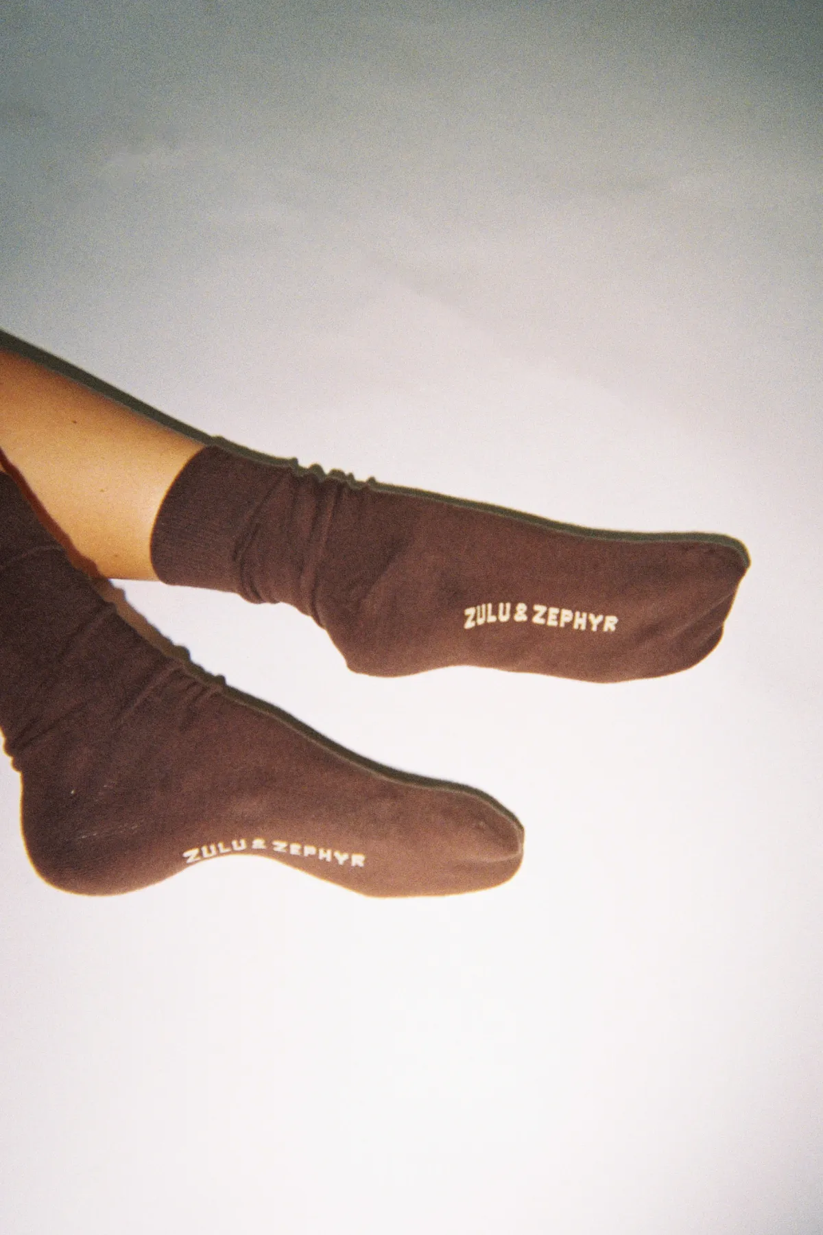 Zulu & Zephyr Logo Sock - Currant