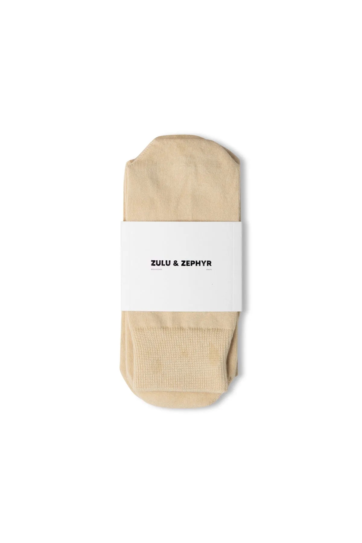 Zulu & Zephyr Logo Sock - Sand